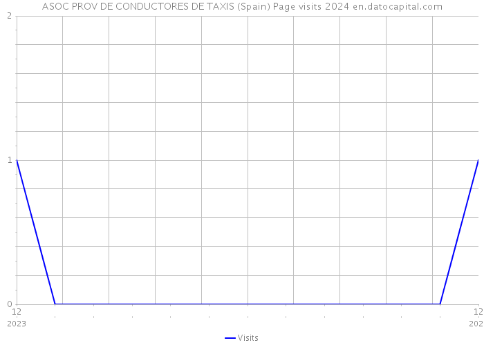 ASOC PROV DE CONDUCTORES DE TAXIS (Spain) Page visits 2024 