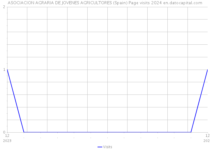 ASOCIACION AGRARIA DE JOVENES AGRICULTORES (Spain) Page visits 2024 