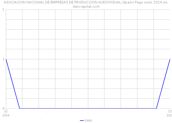 ASOCIACION NACIONAL DE EMPRESAS DE PRODUCCION AUDIOVISUAL (Spain) Page visits 2024 