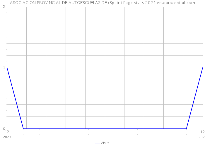 ASOCIACION PROVINCIAL DE AUTOESCUELAS DE (Spain) Page visits 2024 