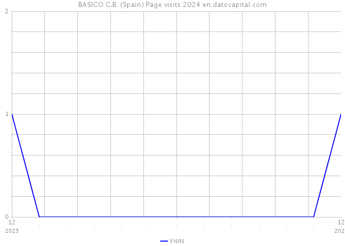 BASICO C.B. (Spain) Page visits 2024 