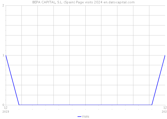 BEPA CAPITAL, S.L. (Spain) Page visits 2024 