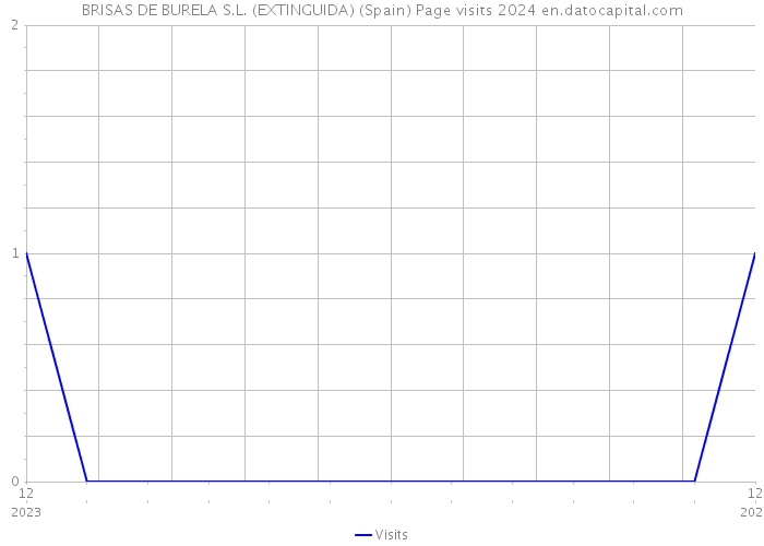 BRISAS DE BURELA S.L. (EXTINGUIDA) (Spain) Page visits 2024 