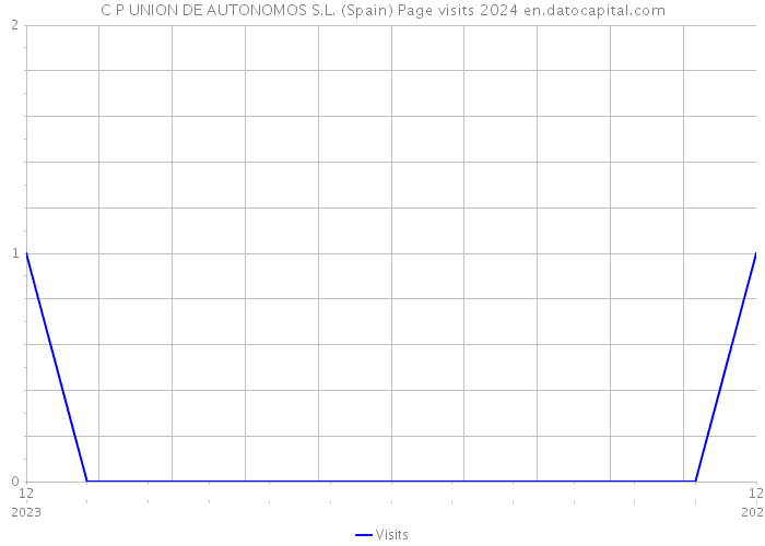 C P UNION DE AUTONOMOS S.L. (Spain) Page visits 2024 