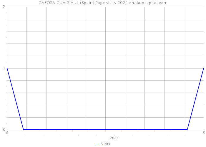 CAFOSA GUM S.A.U. (Spain) Page visits 2024 