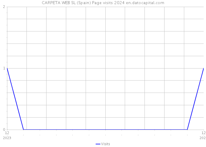 CARPETA WEB SL (Spain) Page visits 2024 
