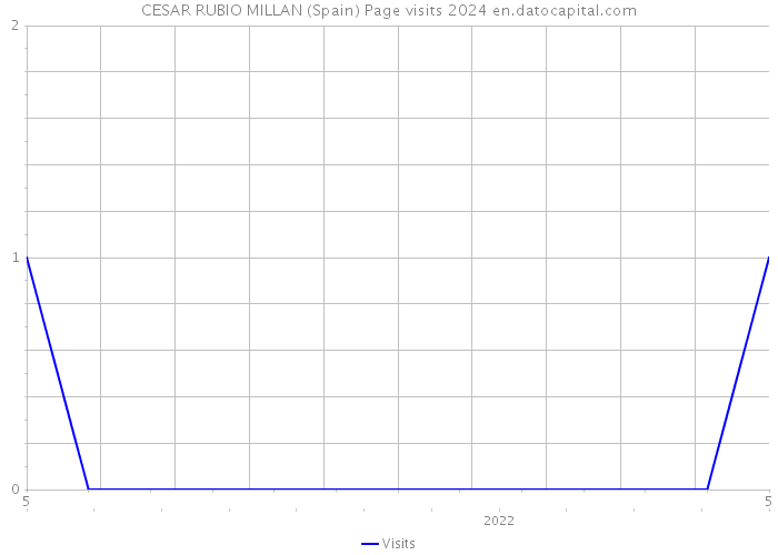 CESAR RUBIO MILLAN (Spain) Page visits 2024 