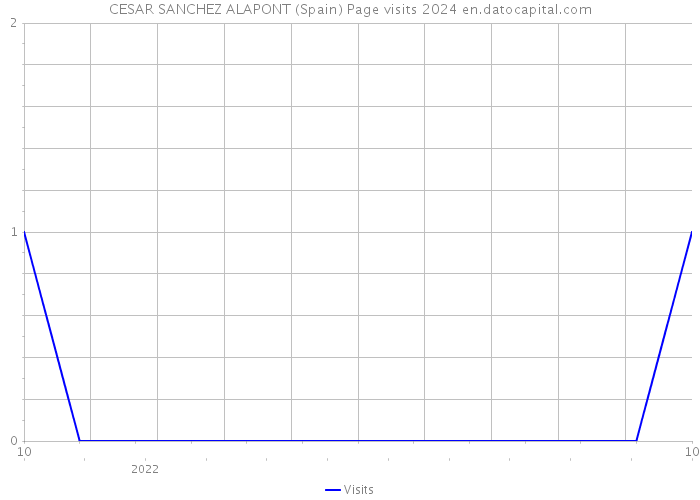 CESAR SANCHEZ ALAPONT (Spain) Page visits 2024 