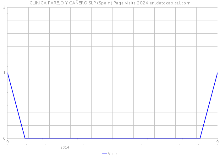 CLINICA PAREJO Y CAÑERO SLP (Spain) Page visits 2024 