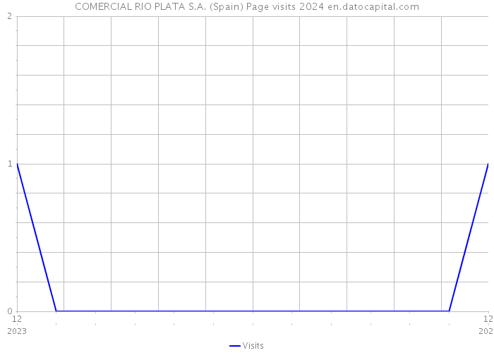COMERCIAL RIO PLATA S.A. (Spain) Page visits 2024 