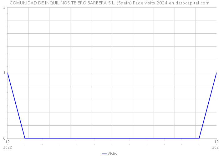 COMUNIDAD DE INQUILINOS TEJERO BARBERA S.L. (Spain) Page visits 2024 