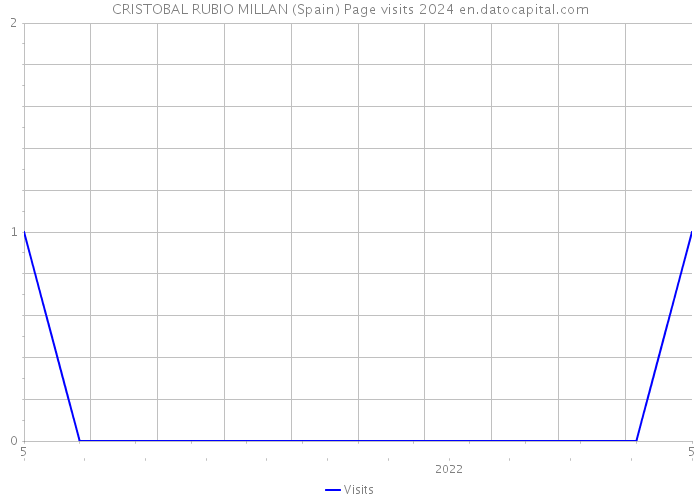 CRISTOBAL RUBIO MILLAN (Spain) Page visits 2024 
