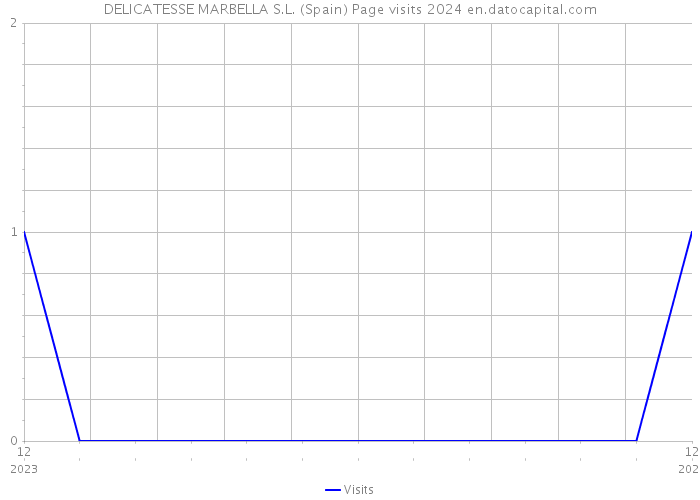 DELICATESSE MARBELLA S.L. (Spain) Page visits 2024 