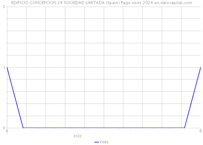 EDIFICIO CONCEPCION 24 SOCIEDAD LIMITADA (Spain) Page visits 2024 