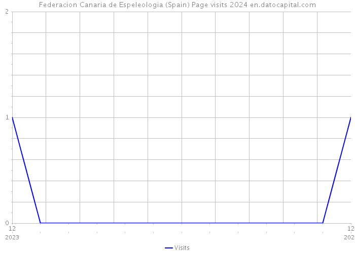 Federacion Canaria de Espeleologia (Spain) Page visits 2024 