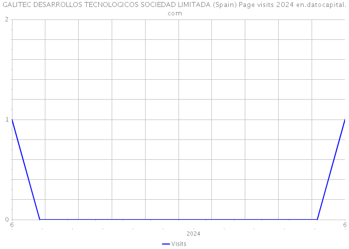 GALITEC DESARROLLOS TECNOLOGICOS SOCIEDAD LIMITADA (Spain) Page visits 2024 
