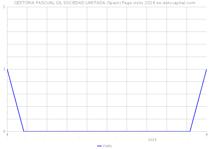 GESTORIA PASCUAL GIL SOCIEDAD LIMITADA (Spain) Page visits 2024 