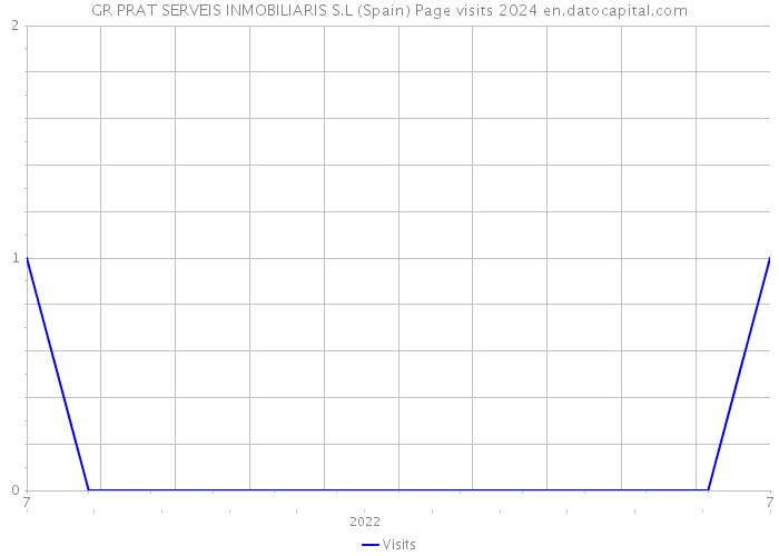 GR PRAT SERVEIS INMOBILIARIS S.L (Spain) Page visits 2024 