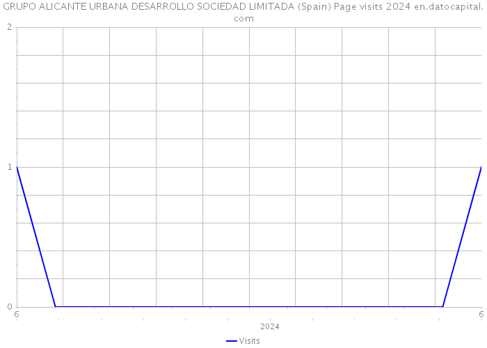 GRUPO ALICANTE URBANA DESARROLLO SOCIEDAD LIMITADA (Spain) Page visits 2024 