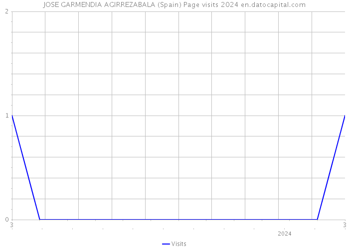 JOSE GARMENDIA AGIRREZABALA (Spain) Page visits 2024 
