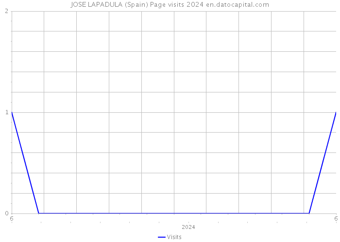 JOSE LAPADULA (Spain) Page visits 2024 