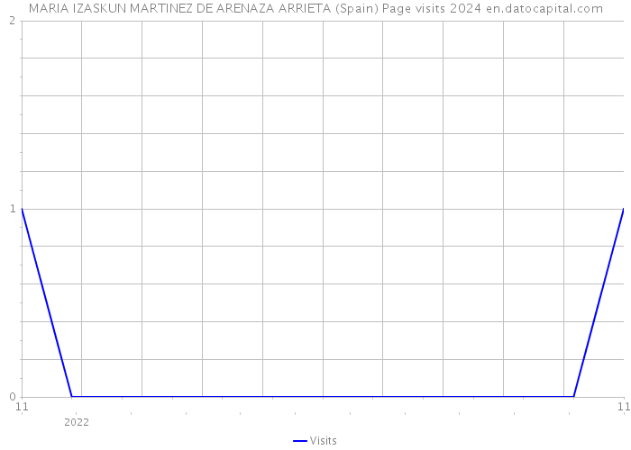 MARIA IZASKUN MARTINEZ DE ARENAZA ARRIETA (Spain) Page visits 2024 