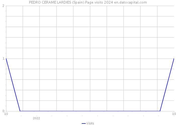 PEDRO CERAME LARDIES (Spain) Page visits 2024 