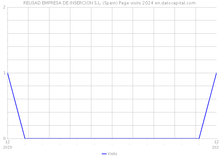 REUSAD EMPRESA DE INSERCION S.L. (Spain) Page visits 2024 