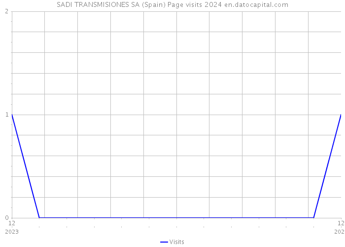 SADI TRANSMISIONES SA (Spain) Page visits 2024 