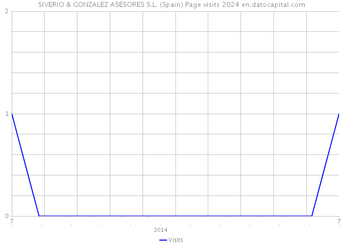 SIVERIO & GONZALEZ ASESORES S.L. (Spain) Page visits 2024 