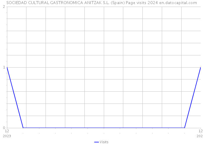 SOCIEDAD CULTURAL GASTRONOMICA ANITZAK S.L. (Spain) Page visits 2024 