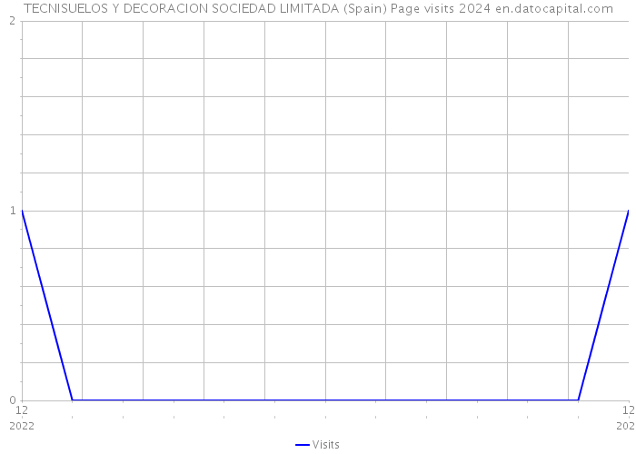 TECNISUELOS Y DECORACION SOCIEDAD LIMITADA (Spain) Page visits 2024 