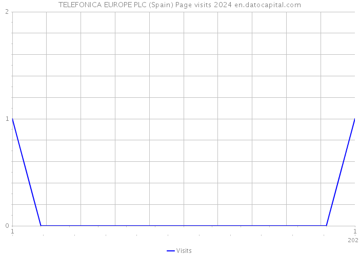 TELEFONICA EUROPE PLC (Spain) Page visits 2024 