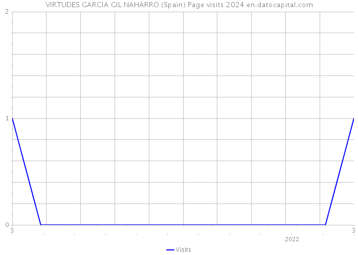 VIRTUDES GARCIA GIL NAHARRO (Spain) Page visits 2024 