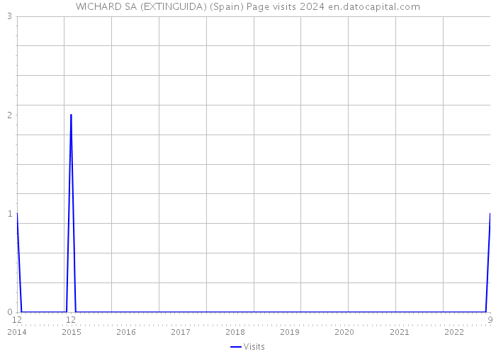 WICHARD SA (EXTINGUIDA) (Spain) Page visits 2024 