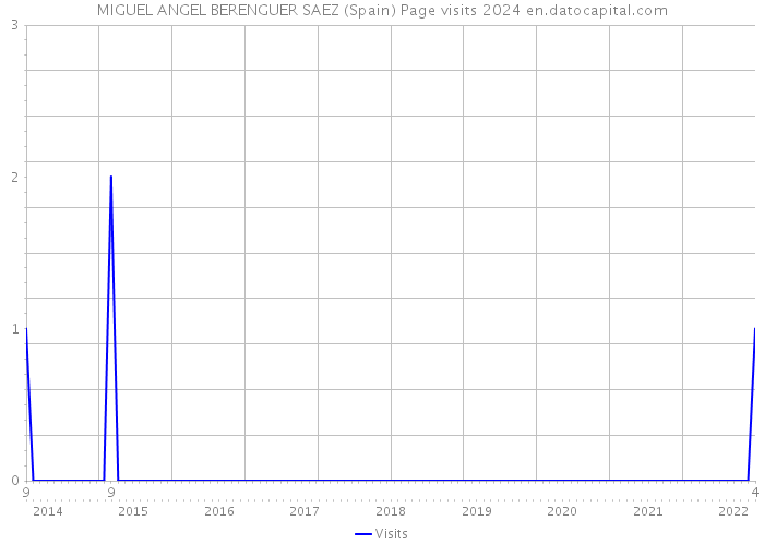 MIGUEL ANGEL BERENGUER SAEZ (Spain) Page visits 2024 