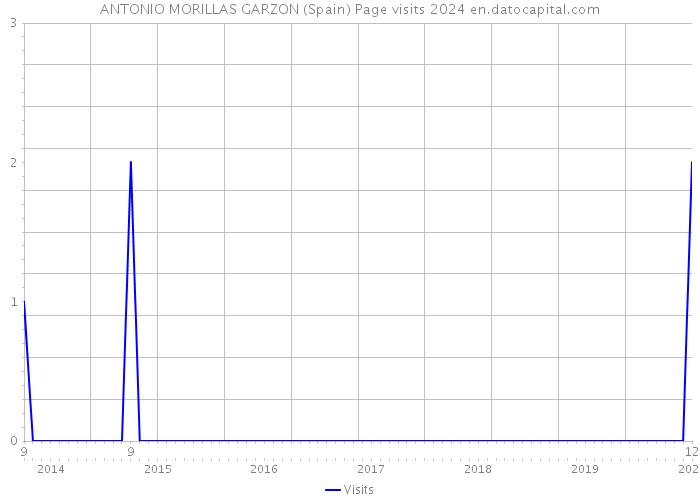 ANTONIO MORILLAS GARZON (Spain) Page visits 2024 