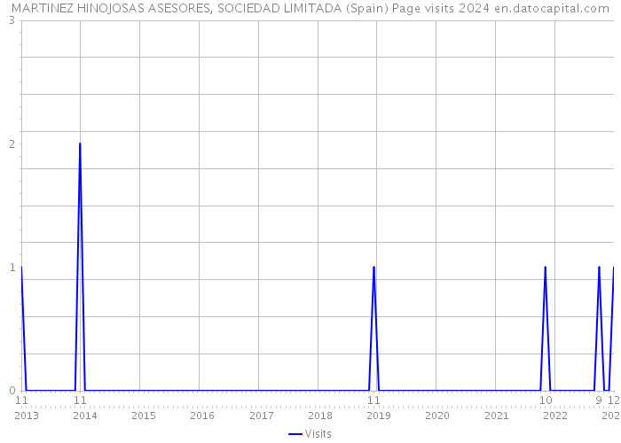 MARTINEZ HINOJOSAS ASESORES, SOCIEDAD LIMITADA (Spain) Page visits 2024 