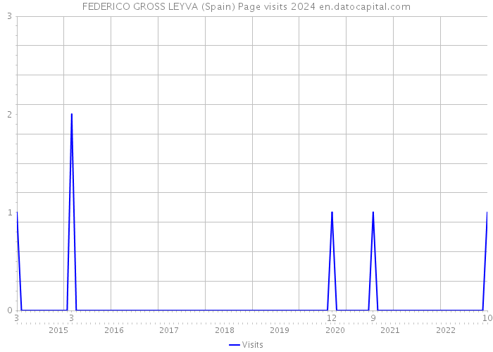 FEDERICO GROSS LEYVA (Spain) Page visits 2024 