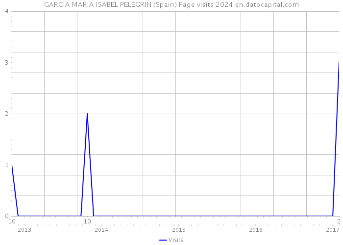 GARCIA MARIA ISABEL PELEGRIN (Spain) Page visits 2024 