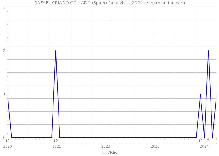 RAFAEL CRIADO COLLADO (Spain) Page visits 2024 