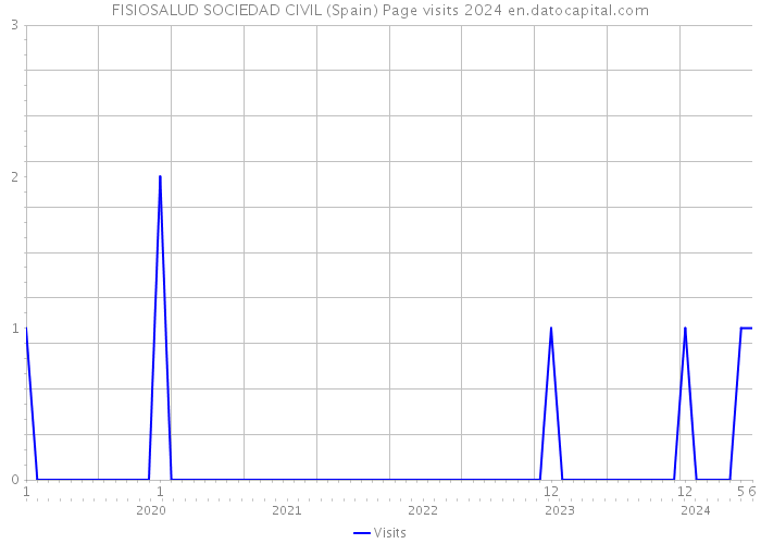FISIOSALUD SOCIEDAD CIVIL (Spain) Page visits 2024 