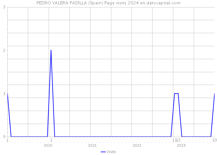 PEDRO VALERA PADILLA (Spain) Page visits 2024 