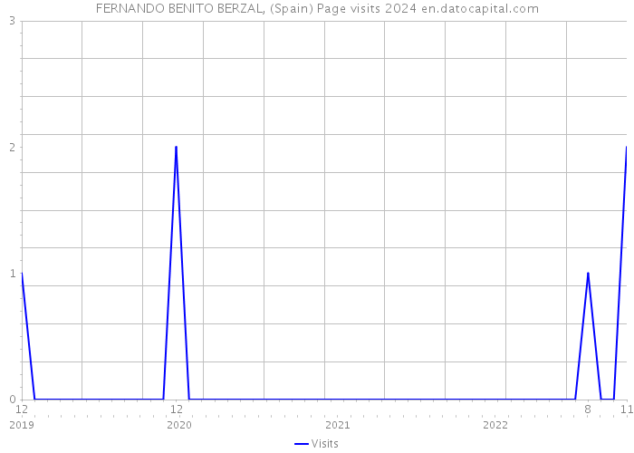 FERNANDO BENITO BERZAL, (Spain) Page visits 2024 