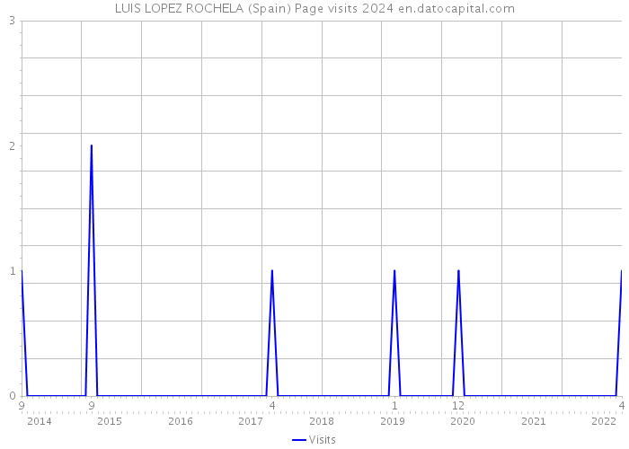 LUIS LOPEZ ROCHELA (Spain) Page visits 2024 