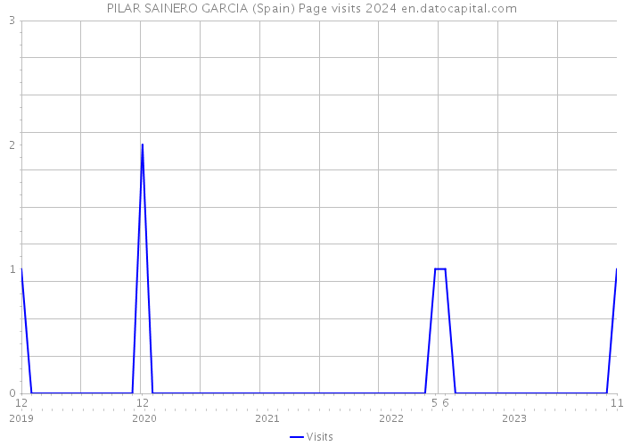 PILAR SAINERO GARCIA (Spain) Page visits 2024 