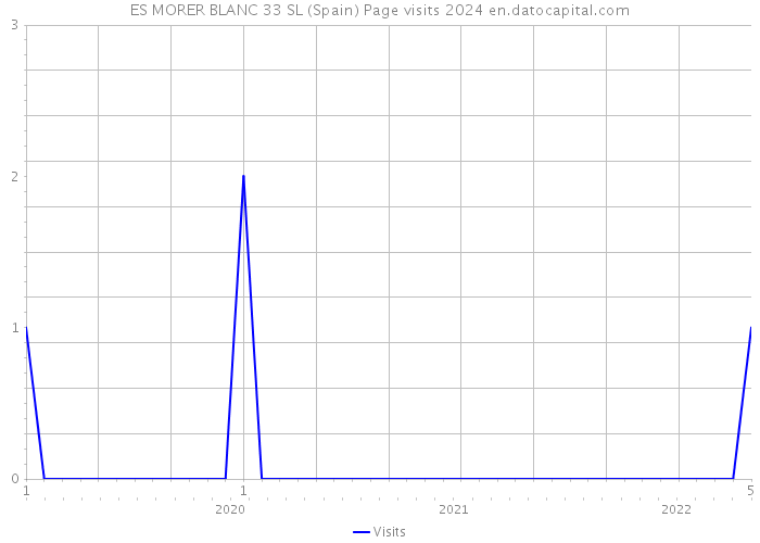 ES MORER BLANC 33 SL (Spain) Page visits 2024 