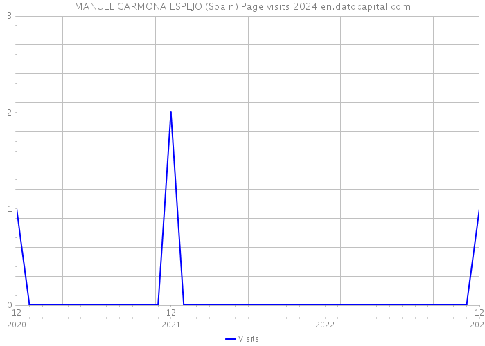 MANUEL CARMONA ESPEJO (Spain) Page visits 2024 