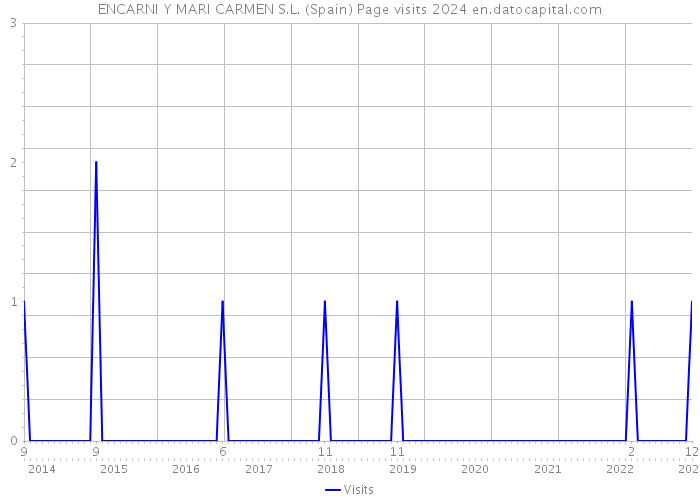 ENCARNI Y MARI CARMEN S.L. (Spain) Page visits 2024 