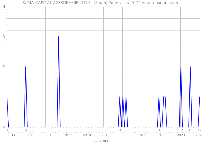 SUMA CAPITAL ASESORAMIENTO SL (Spain) Page visits 2024 